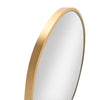 Modern Metal Frame Oval Wall Mirror Glass Bathroom Vanity Make-up Bathroom Gold