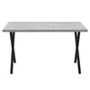Modern Wood Dining Table Kitchen Dining RoomTable with X/U Shaped Metal Legs