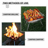 LEVEL Foldable Fire Pit Garden Heater Barbecue BBQ Grill Stove Camping Patio