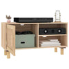 TV Cabinet Solid Wood Pine and Natural Rattan Strong stability durable