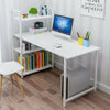 Corner Computer Desk - Home Office PC Laptop Table With Shelves Corner Desk UK