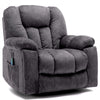 Electric Power Lift Recliner Sofa Velvet  Armchair Massage Heating Vibration BT