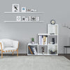 Wooden 6 Cube Bookcase Shelving Unit White Display Storage Shelf Home Office