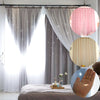 Star Blackout Window Curtains Hollow Thermal Insulated Home Bedroom Living Room