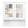 Bathroom Mirror Cabinets Wall Mounted Storage Cupboard Storage Unit with 2 Doors