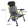 Portable Folding Fishing Chair - Camping Chair Adjustable Backrest