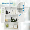 Over-The-Toilet Storage Cabinet 3-Tier Washing Machine Rack W/ Adjustable Shelf