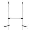 Telescopic Wardrobe Organizer Heavy Duty Movable Hanging Rail Garment Rack UK