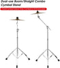 Tornado Cymbal Boom Stand Adjustable Double Braced HeavyDuty Boom/Straight Combo