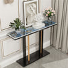 Extra Long Console Table Marble Table Hallway Entrance Storage Rack Gold Black