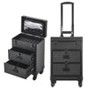 Luxury Makeup Trolley Case Cosmetics Nail Hairdressing Salon Beauty Rolling Box