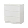 White / Black Chest of Drawers Bedside Table Nightstand 3 Drawer Cabinet Bedroom