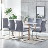 Modern Set of 4 Velvet Dining Chairs Ergonomic Design for Home Kitchen/Busine