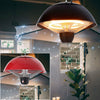 Wall-Mounted/Hanging Electric Patio Heater Infrared Garden Outdoor Heat Settings