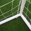 New 8Ft x 5Ft Teens Football Goal Post Soccer Net Set White Outdoor Garden Train