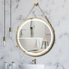 32" Round LED Illuminated Bathroom Mirror Demister Anti-fog HD Glass Makeup