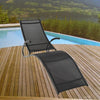 Outdoor Foldable Sun Lounger Lightweight Recliner Garden Chair Relaxing Camping