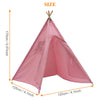 Kids Teepee Wigwam Childrens Play Tent Boys Girls Garden Indoor Toy 100% Canvas