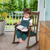 Wooden Kids Rocking Chair Children Armchair Seating Rocker W/ Soft Cushion Home