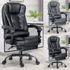 Executive Office Chair Racing Swivel Computer Gaming Chair Recliner w/ Footrest