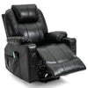 Riser & Recliner Armchair Leather 8 Point Electric Heated Massage Sofa Arm Chair