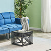 Industrial Set of 4 Nest Coffee Table Stacking Side Table End Table Living Room