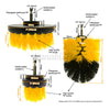 13X Drill Brush Attachment Set Power Scrubber Kit Car Scrubbing Cleaning Kit