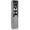 Bathroom Tall Cabinet Slim Freestanding Storage Organizer W/ Adjustable Shelves