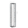 Metal Firewood Log Storage Rack Stand Holder Indoor/Outdoor Store Steel 14 Sizes