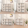 Kids Children's Playroom Toy Storage Cabinet Bookcase Removable Chest Drawer Box