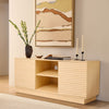 Solid Wood Vintage TV Stand Storage Drawers Cabinet Entertainment Console Table