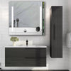 Bathroom Mirror Cabinet with Shaver Socket Illuminated LED Lights Demister Pad