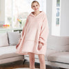 Hoodie Blanket Reversible Oversized Ultra Plush Sherpa Giant Hooded Sweatshirt
