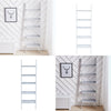 Ladder Shelving Unit 5 Tier Plant Pot Display Stand Book Shelf Wall Storage Rack