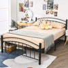 Twin Size Bed Frame 3FT Metal Platform Bed Frame Adults Kids Teenagers Bedroom