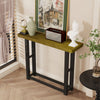 Industrial Wooden Hallway Console Table Rustic Narrow Foyer Table Thicken Legs