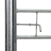 Galvanised Metal Farm Gate 7 Bar Fence Field Driveway Livestock Cattle Garden UK