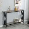 Morden 2 Tiers Console Table Entryway Hallway Table With Shelf Side Table