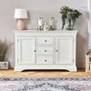 Wilmslow White Painted Large 3 Drawer 2 Door Sideboard SLIGHT SECONDS-WLM26-F233
