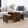 Coffee Table Set Engineered Wood Living Room Sofa Table Multi Colours vidaXL