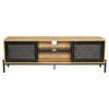 Modern Wood Rattan Doors Drawer TV Stands Cabinet Sideboard Console Coffee Table