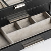 Large Drawer Jewellery Organiser Box Leather Personalised Travel Cabinet Gift