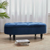 Large Footstool Chesterfield Bench Ottoman Pouffe Window Seat BedEnd Chair Stool