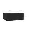 2pcs Floating Nightstands Wall-Mounted Shelf Table with Drawer Chipboard Bedroom