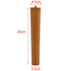 4x Oak Wooden Cone Furniture Legs Feet for Sofa Chair Table Stool Cabinet 5Color