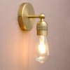 Pair Retro Industrial Wall Sconce Lights Vintage Bare Holder Fitting Wall Lamps