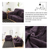 1/2/3/4 Velvet Stretch Sofa Covers Easy Fit Protector Couch Cover Thick Plush