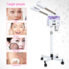Hot And Cold Double Head Sterilization Spray Facial Steamer Machine Skin Care