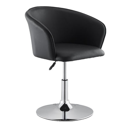 Salon Chair Bar Stool Faux Leather Hair Beauty Barber Chair Black Adjustable