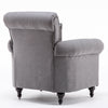 Retro/Vintage Tub Accent Chair Upholstered Padded Armchair Lounge Fabric Sofa UK